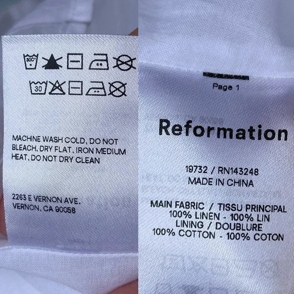 Reformation Spring Linen Dress New size 4 - Picture 12 of 15